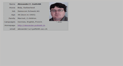 Desktop Screenshot of alexander.gutfeldt.ch